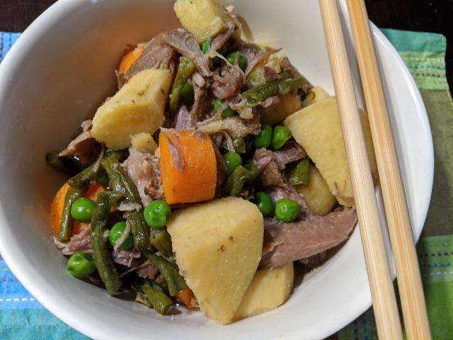 Braised Duck and Vegetable Stew